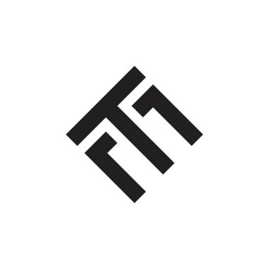 TM harfi veya TE harfi logo tasarım vektörü