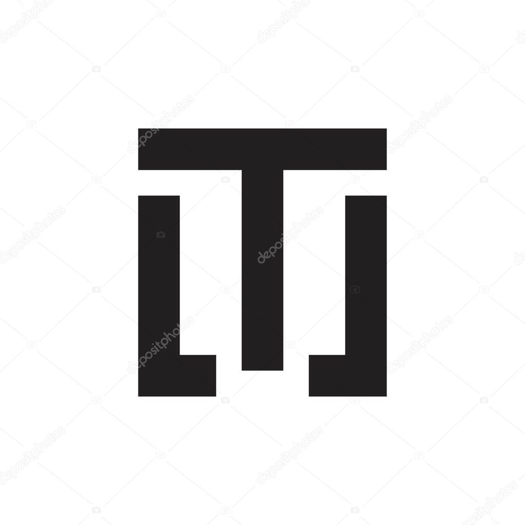 TW letter logo design vector