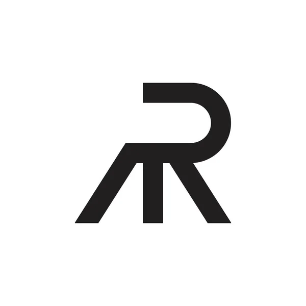 Логотип Літери Логотип Літери Вектор Дизайну Літери Mpr — стоковий вектор