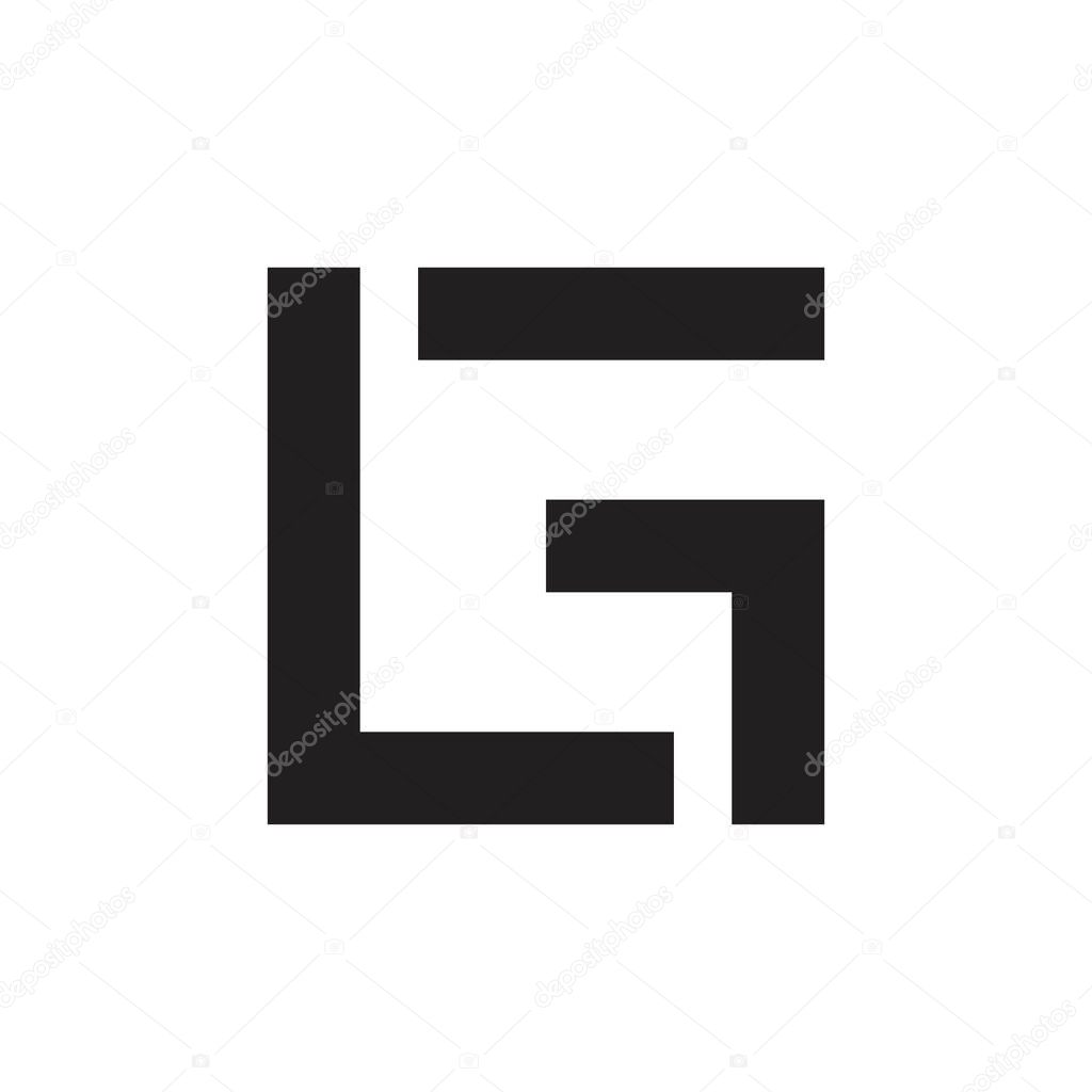 LG letter logo design vector