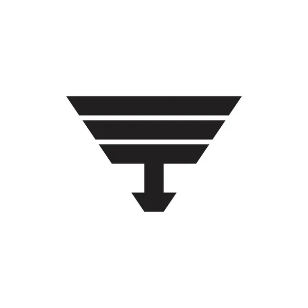 Letra Com Vetor Design Logotipo Asa — Vetor de Stock