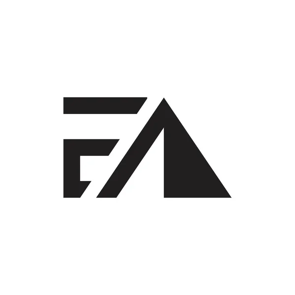 Letter Met Arrow Logo Design Vector — Stockvector