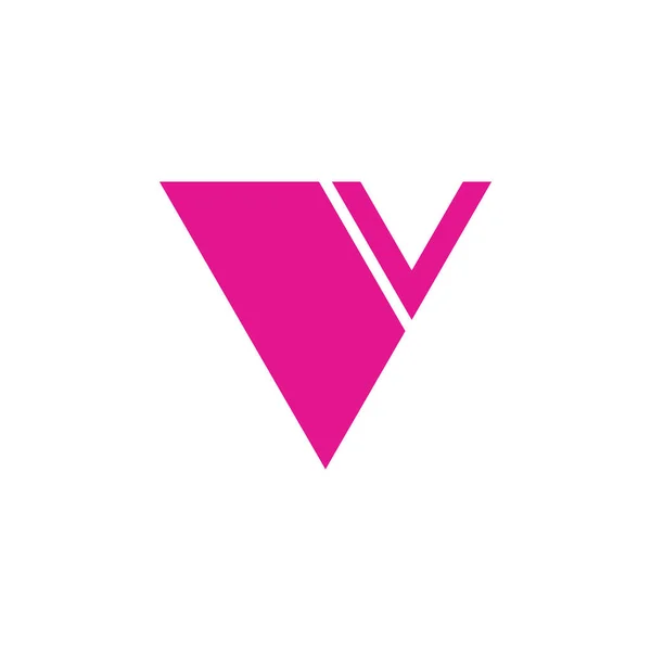 Carta Logo Diseño Vector — Vector de stock
