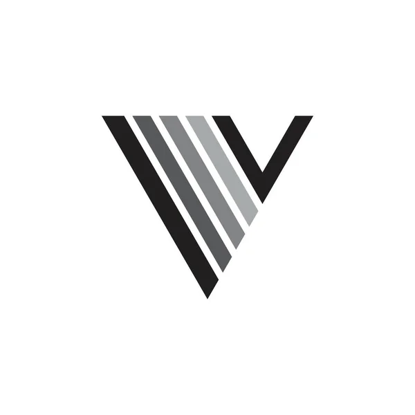 Harfi Logo Tasarım Vektörü — Stok Vektör