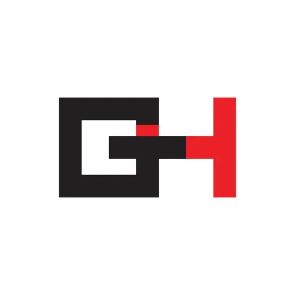 H文字のロゴデザインベクトル — ストックベクタ