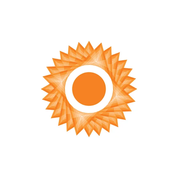 Вектор Дизайну Логотипу Sun Star — стоковий вектор