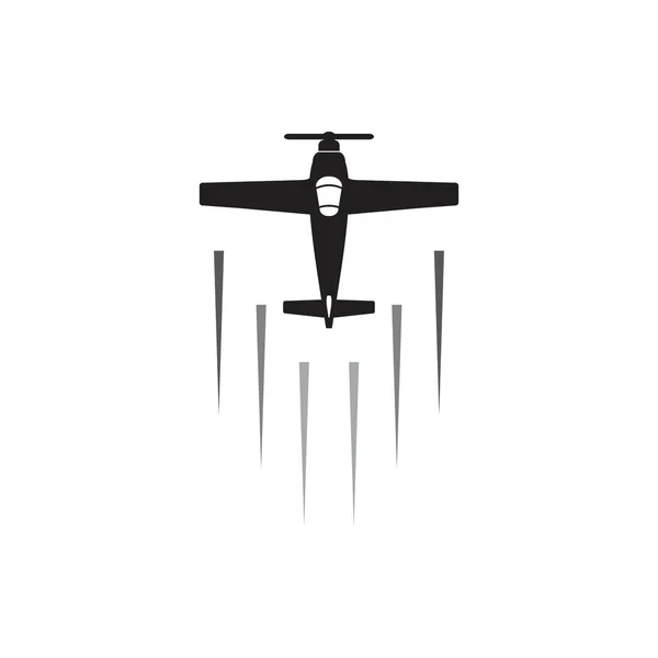 Diseño Del Logo Del Avión Aire Vector — Vector de stock