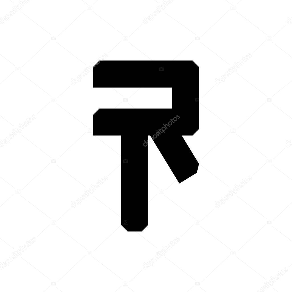 TR letter logo design vector