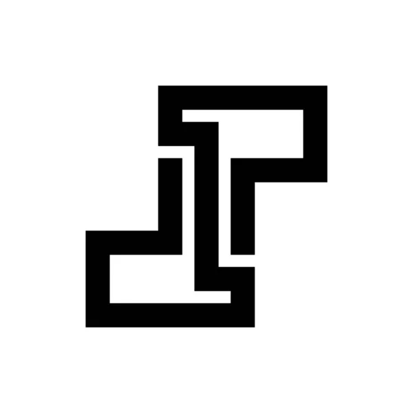 Вектор Дизайна Логотипа Dip Letter — стоковый вектор