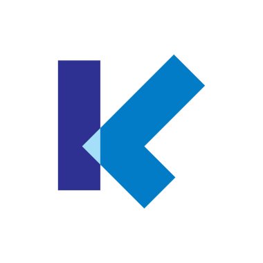 KL harf logo tasarım vektörü