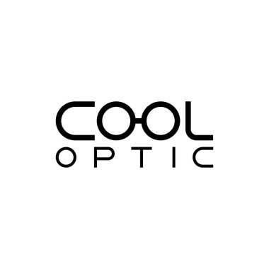 Havalı Optik harf logo tasarım vektörü