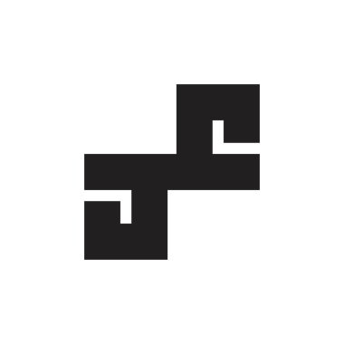 JC harfi logo tasarım vektörü