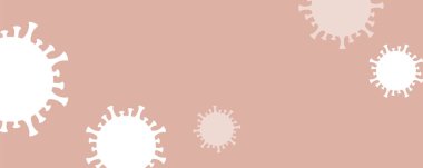 Corona virüsü covid-19 afiş arkaplanı