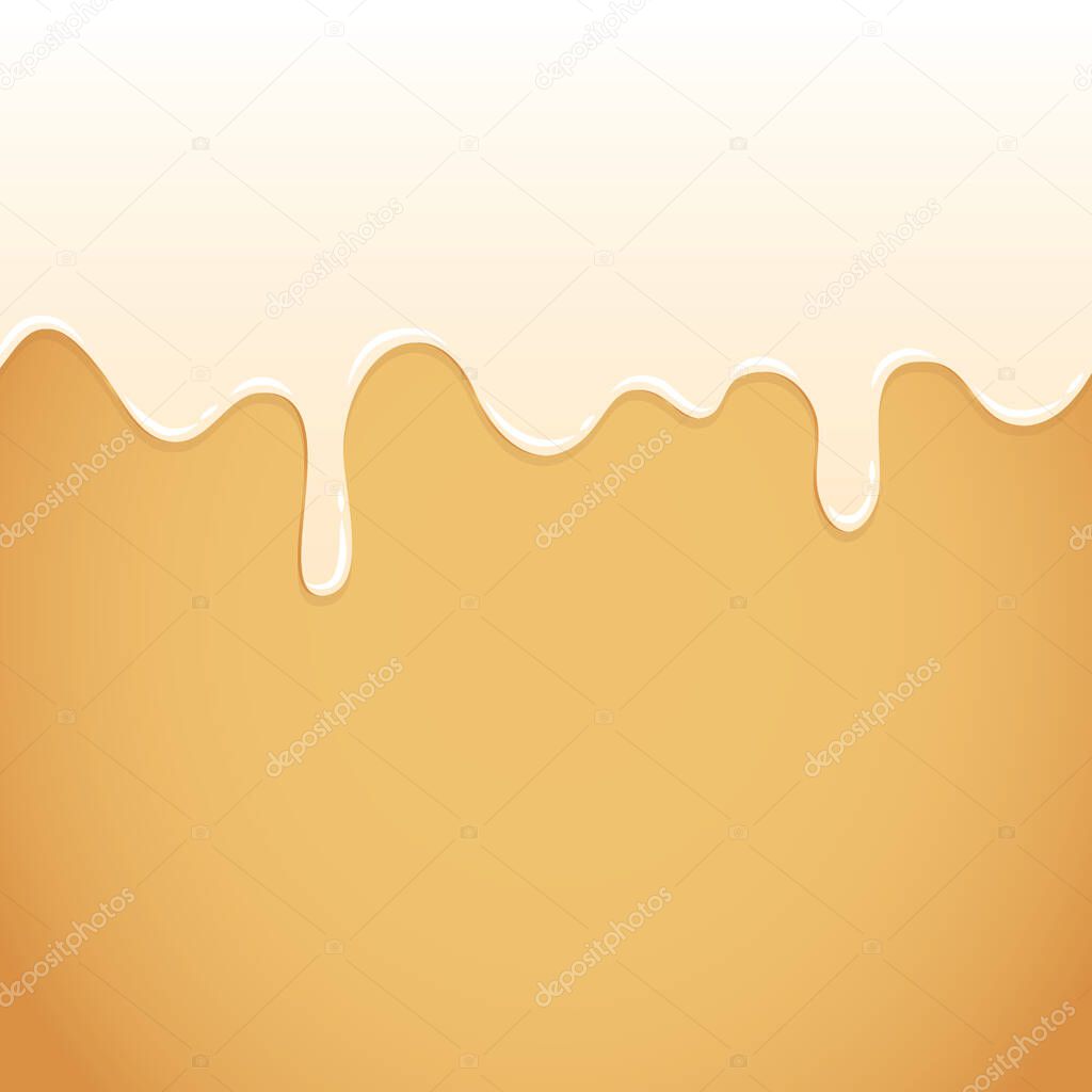 white sweet melting icing background