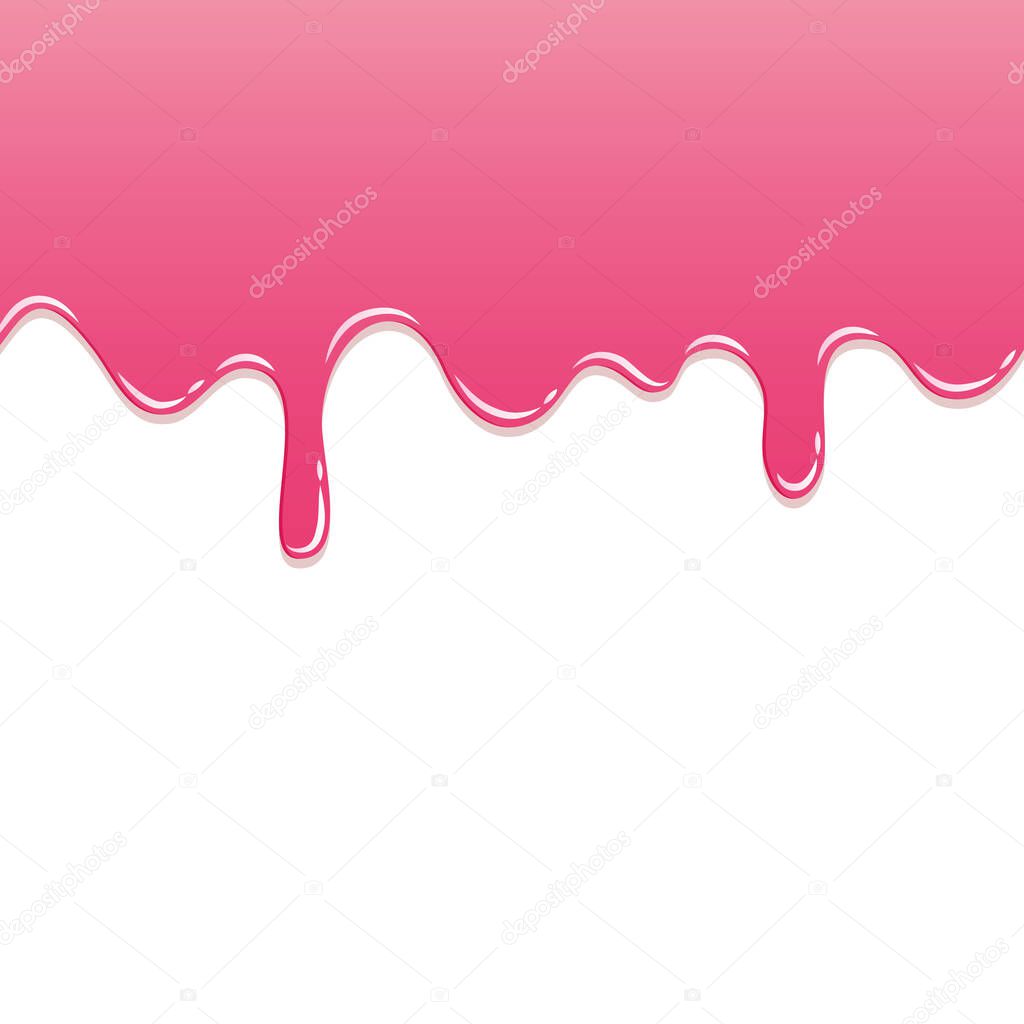 pink sweet melting icing background