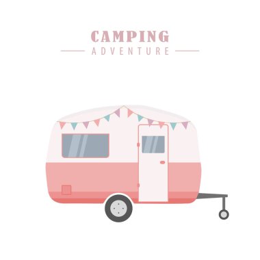 Kamp yaz tatilinde yol gezisinde.