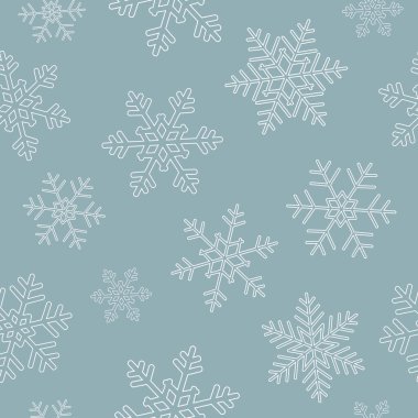 mavi ve beyaz pürüzsüz desenli kar tanesi arkaplanı