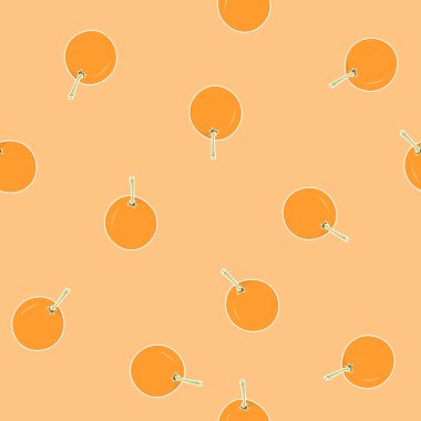 Turuncu meyveler pürüzsüz desen. Soyut vektör turuncu arka plan. Meyve dokusunun grafiksel tasarımı. Görüntü EPS10.