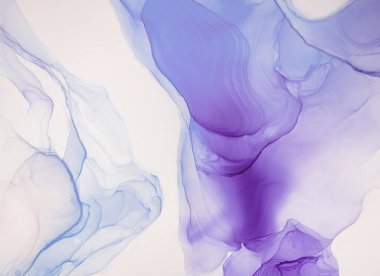 Soyut çağdaş sanat sıvısı. Alkol mürekkebi renkleri saydam. Mermer kart sunumu, el ilanı, davetiye kartı. Beyaz arkaplanda ihale dekorasyonu izole edildi.