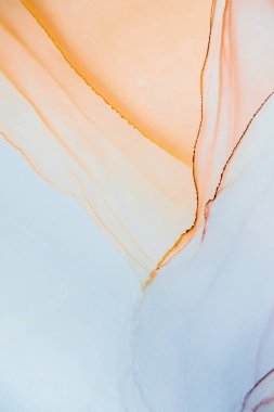 Tasarım kapağı, poster ve broşür için geçerli olan sanatsal arka plan. Modern sanat. Mermer dokusu. Doğal desen. Mürekkep renkleri inanılmaz derecede parlak. Alkol mürekkebi deniz dokusu. Çağdaş sanat.