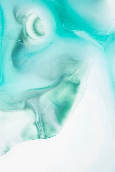 Abstrakcyjny Płynny Obraz Akrylowy Marmurkowe Niebieskie Abstrakcyjne Tło Płynny Wzór — Zdjęcie stockowe