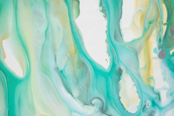Abstrakcyjny Płynny Obraz Akrylowy Marmurkowe Niebieskie Abstrakcyjne Tło Płynny Wzór — Zdjęcie stockowe