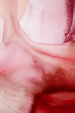 Soyut akrilik resim. Mermer mavisi soyut arkaplan. Sıvı mermer deseni. Karışık mavi ve yeşil boyalarla el boyası arka plan. Modern sanat.