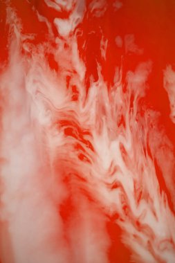 Sıvı akış desenli boya. Modern sanat geçmişi. Soyut epoksi reçine resmi. Bronz renkli yeşil dalgalar. soyut dijital kağıt ince sanat deseni.