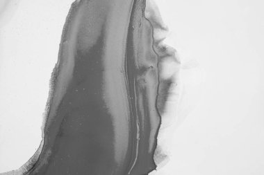 Soyut akrilik resim. Mermer mavisi soyut arkaplan. Sıvı mermer deseni. Karışık mavi ve yeşil boyalarla el boyası arka plan. Modern sanat.