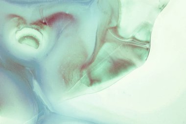 Akrilik soyut boya. Tabloya yakın çekim. Renkli soyut resim arkaplanı. Yüksek desenli yağlı boya. Yüksek kaliteli detaylar.