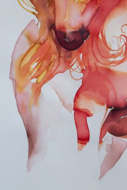 Bu sanat eserinde, Yeni Yıl kutlamalarında At Yılı 'nı sembolize eden bir atın soyut bir temsili yer alıyor. Renkler harmanlanarak enerji ve neşeyi gösterir..