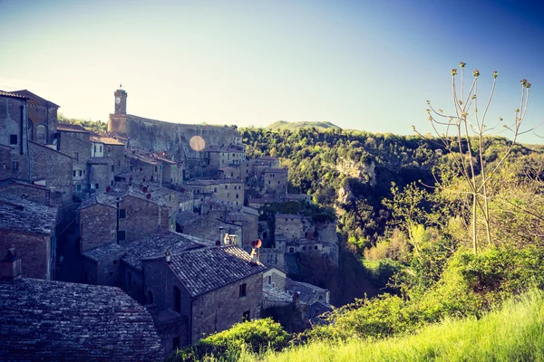 Sorano afternoon, Tuscany — Stock Photo, Image