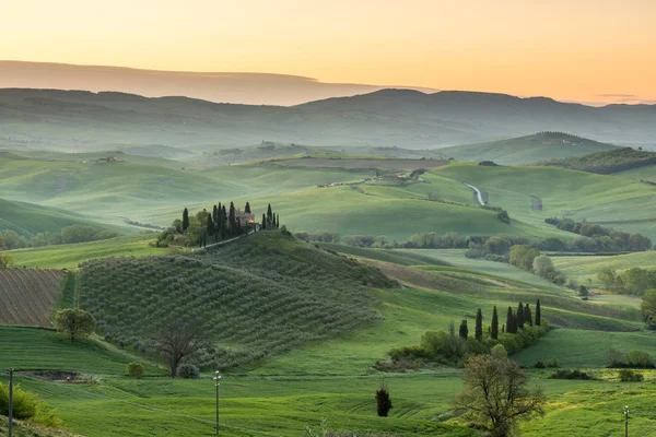 Mattinata tranquilla in Toscana — Foto Stock