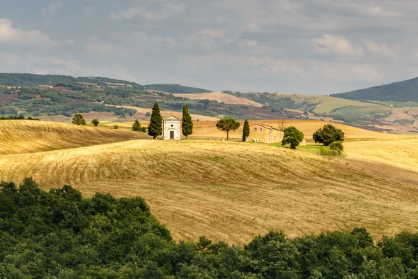 Capela na Toscana — Fotografia de Stock