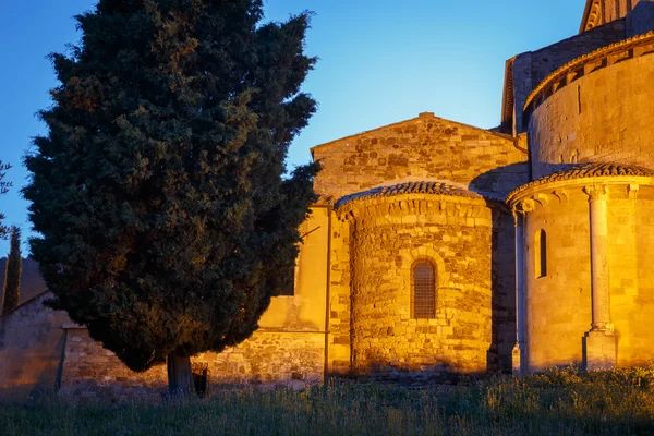 Abtei von Saint Antimo, Toskana — Stockfoto