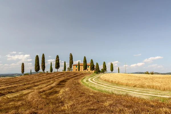 Quinta perto de Pienza, Toscana — Fotografia de Stock