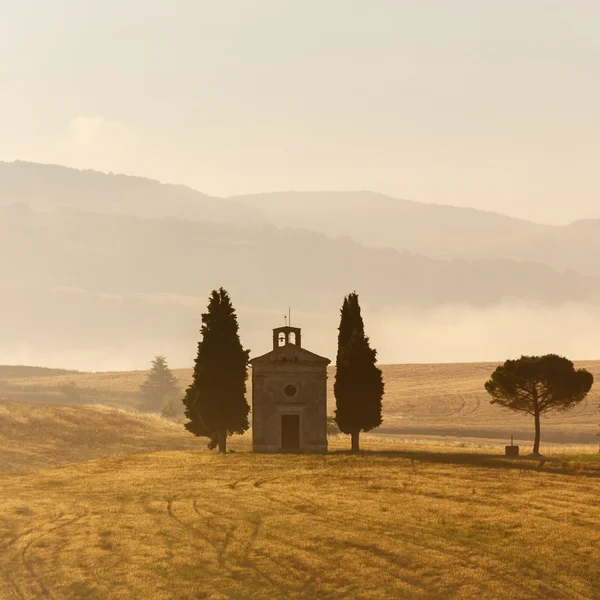 Capela na Toscana — Fotografia de Stock