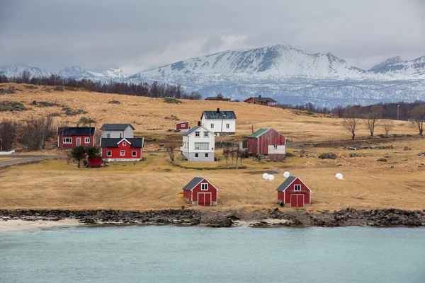 Holdoy schiereiland, Lofoten, Noorwegen — Stockfoto