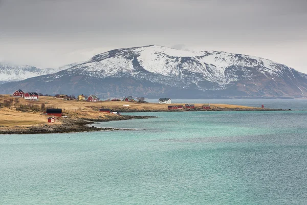 Holdoy schiereiland, Lofoten, Noorwegen — Stockfoto