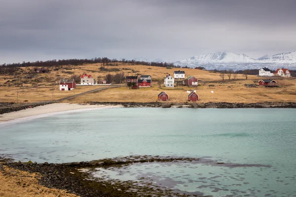 Holdoy peninsula, lofoten, norwegen — Stockfoto