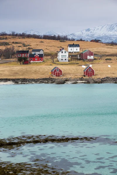 Holdoy peninsula, lofoten, norwegen — Stockfoto