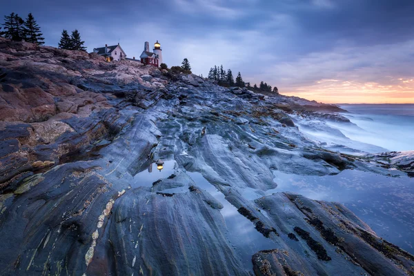 Faro di Pemaquid Point — Foto Stock