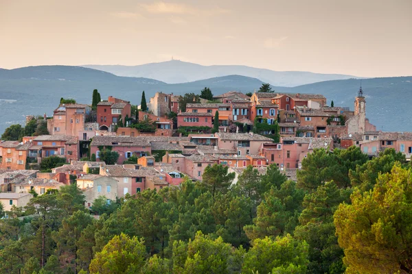 Roussillon vesnice, provence, Francie — Stock fotografie