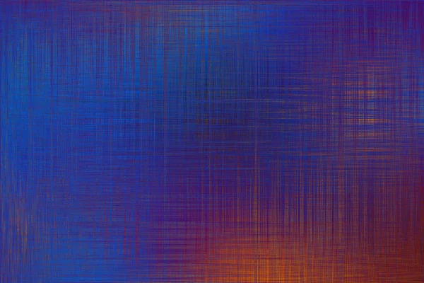 Blauw Oranje Abstracte Gespiegelde Achtergrond Met Stof Textuur — Stockfoto