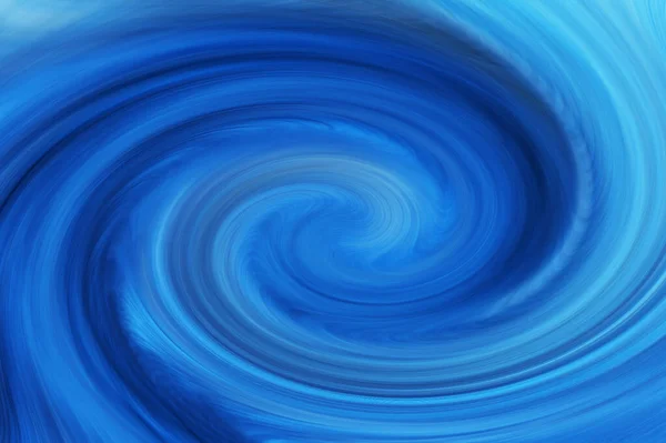 Ilustración Fondo Abstracta Vórtice Azul Esférico Movimiento Mezcla Colores — Foto de Stock