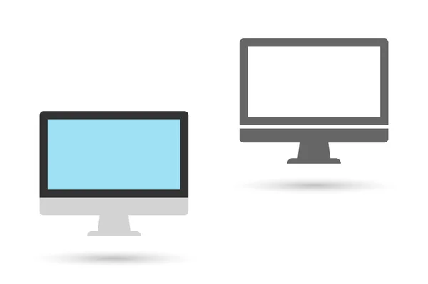 Icono del monitor de PC — Archivo Imágenes Vectoriales
