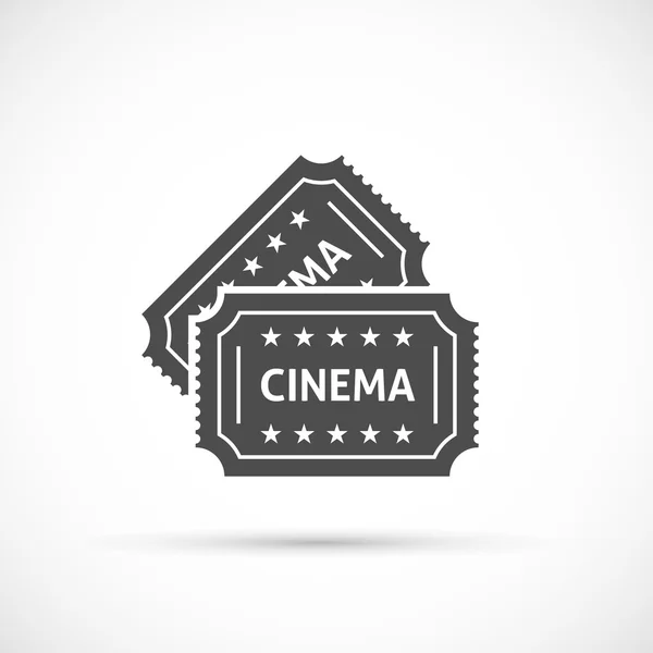 Icono de entrada de cine — Vector de stock