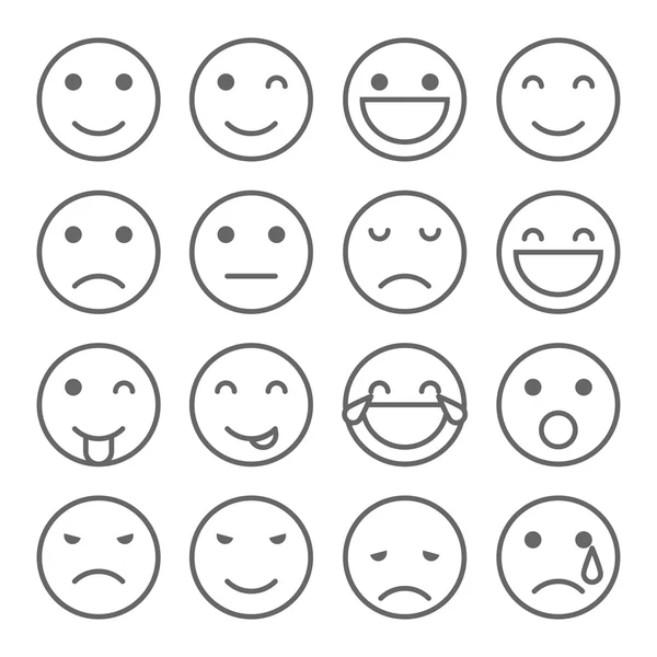 Emoji basit simgeler yüzler