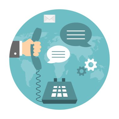 Çevrimiçi Destek Konsepti