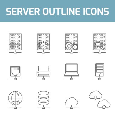 Sunucu anahat simgeleri